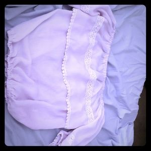 White off-the-shoulder top